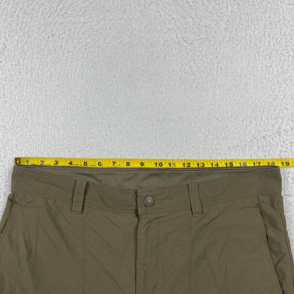 The North Face Shorts Mens 36 Olive Brown Hiking‎ Cargo Stretch Outdoor Trail